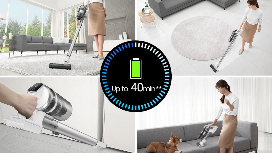 Recenzia tyčového vysávača Samsung VS15T7033R4 Jet 70